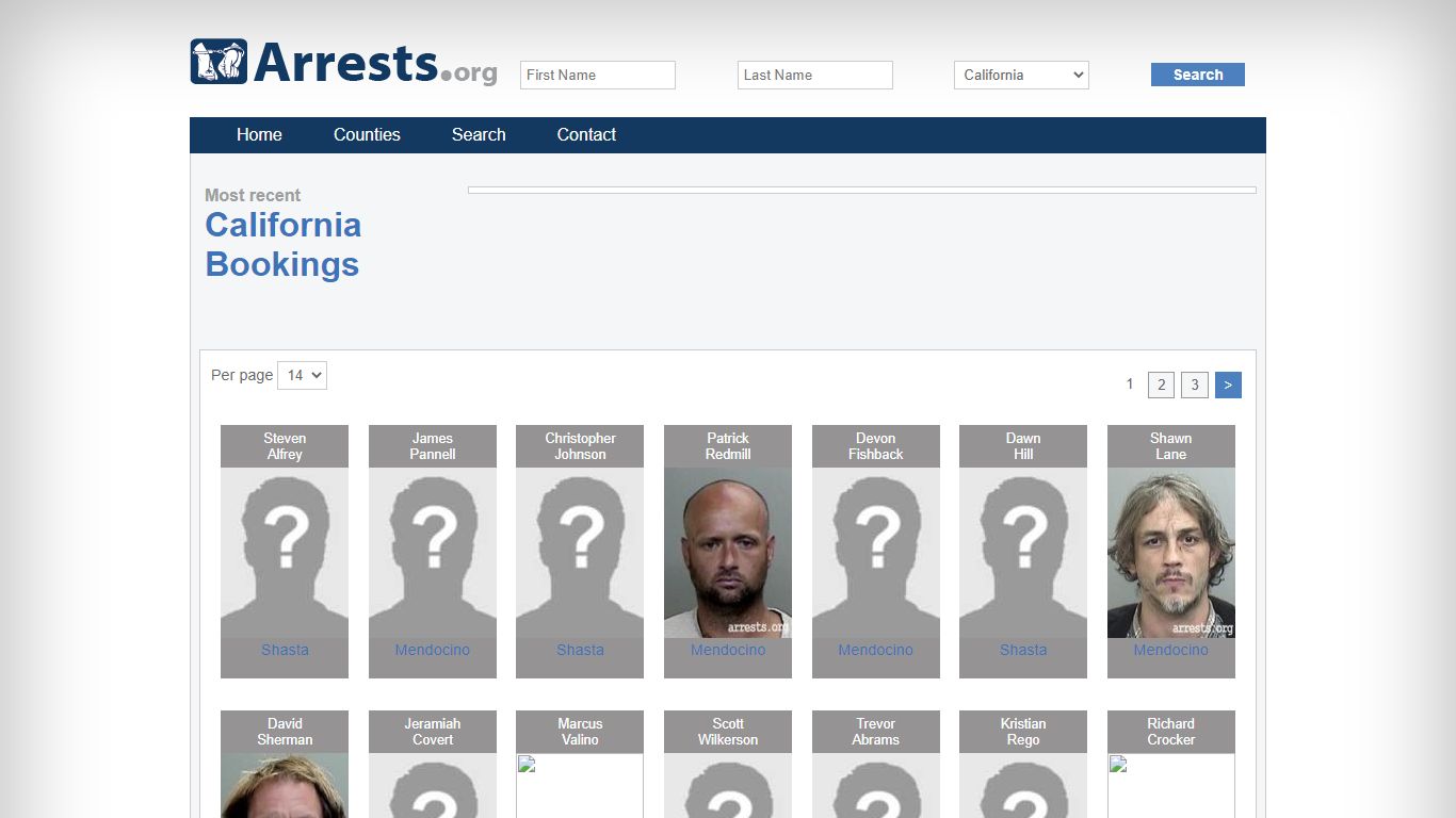 California Arrests and Inmate Search